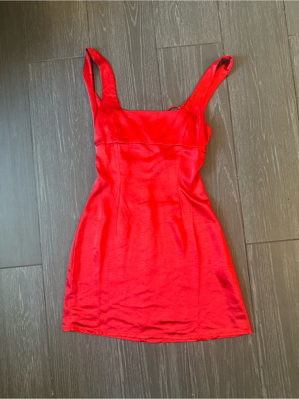 Princess Polly Red Satin Mini Dress